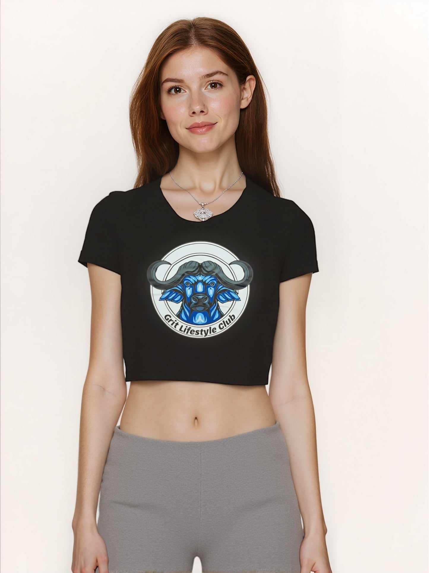 Women’s Stretch Cotton Crop Tee