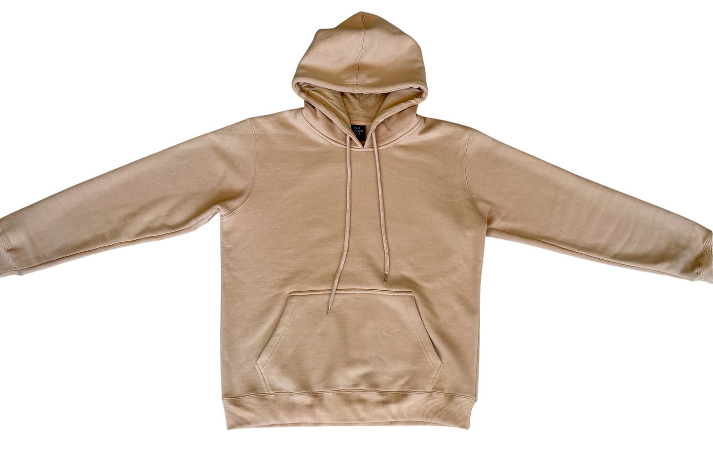 Unisex Fleece Hoodie in Beige