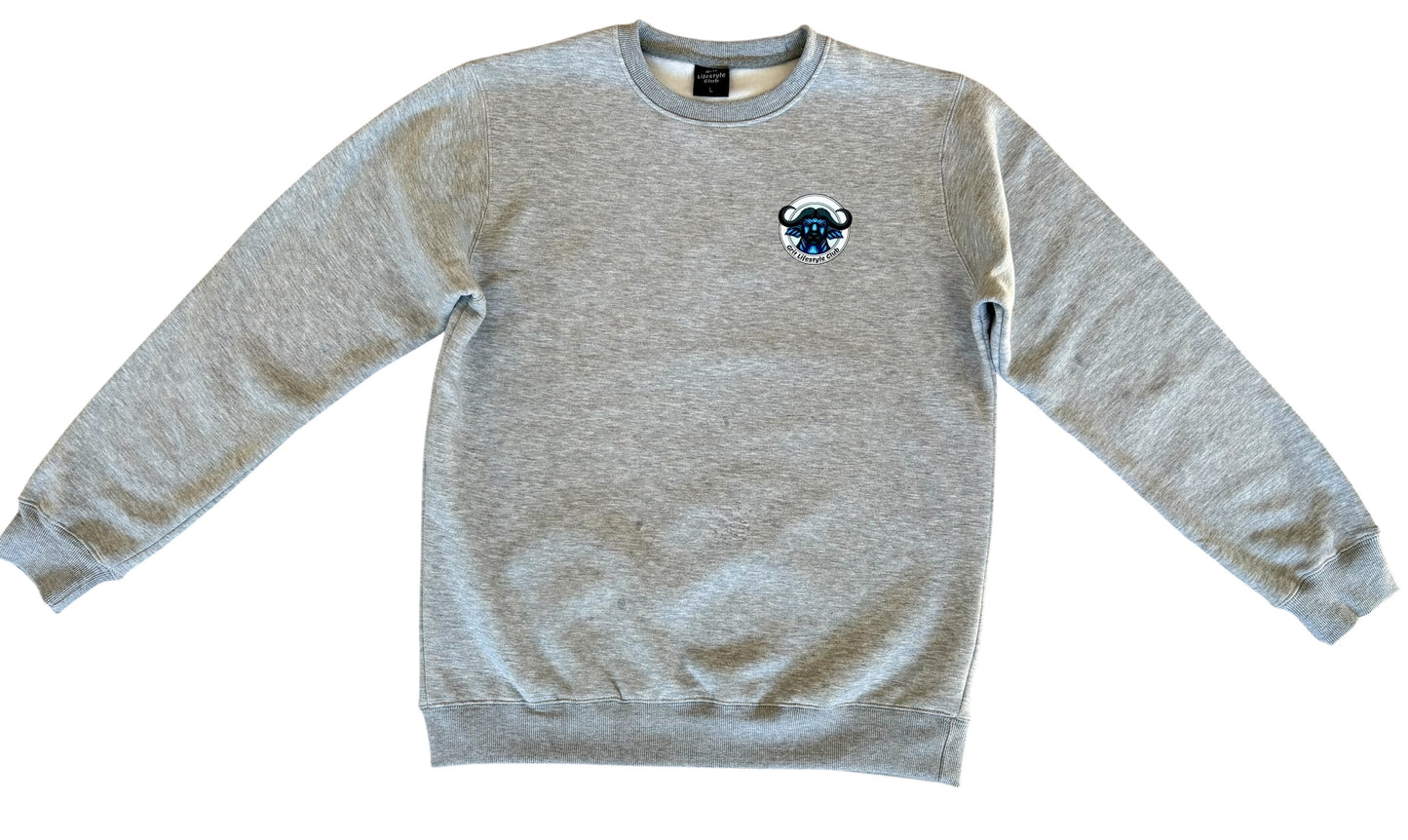 Unisex Fleece Sweatshirt in Grey