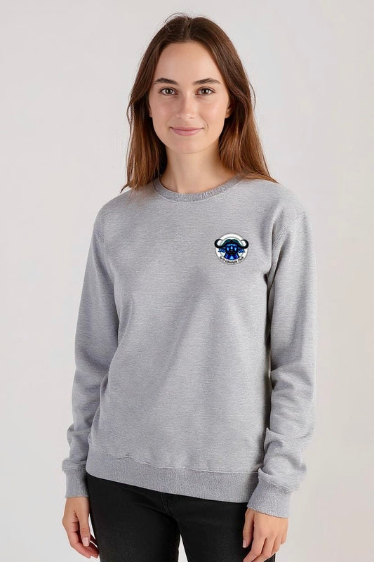 Unisex Fleece Sweatshirt in Grey
