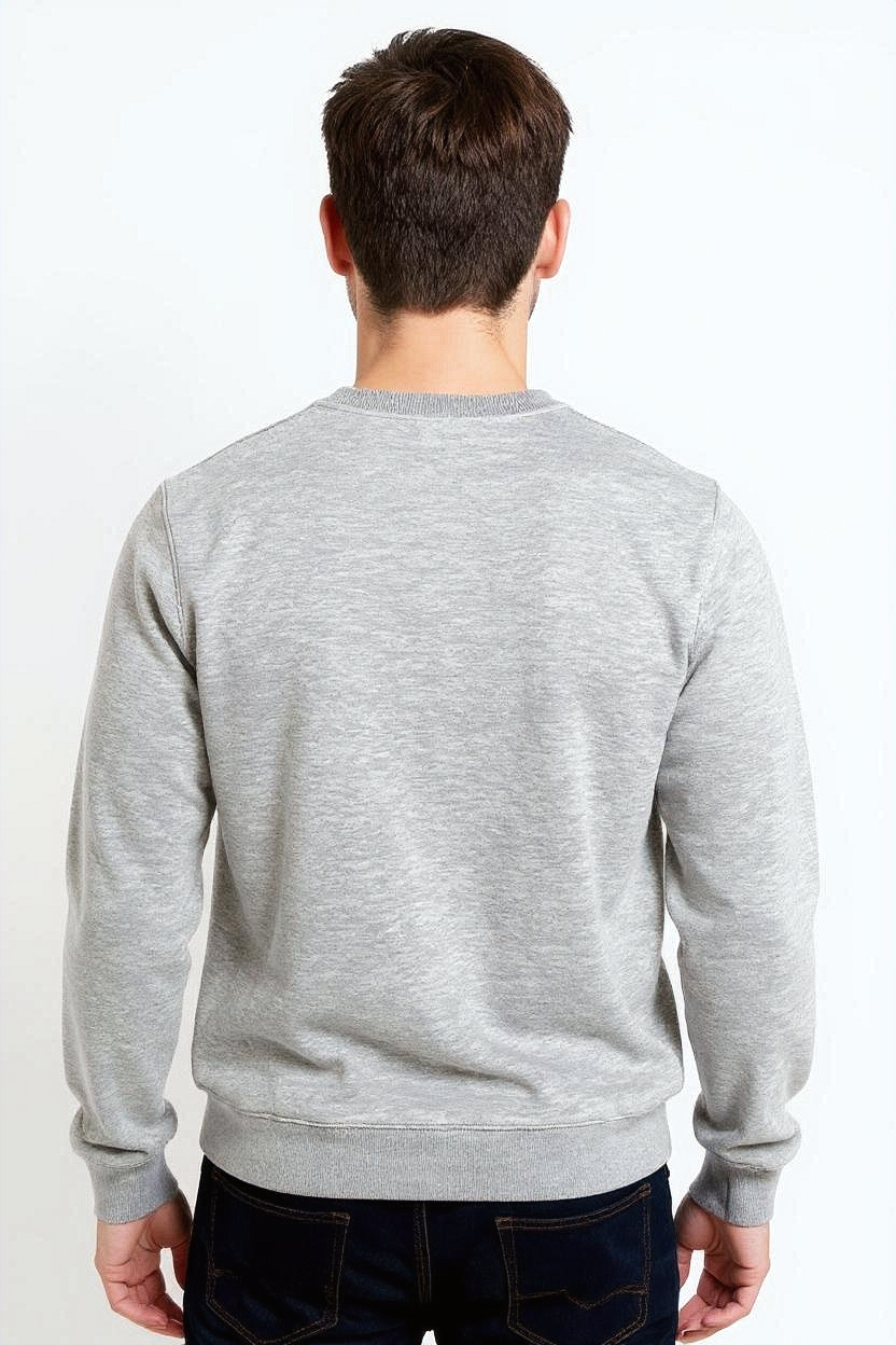 Unisex Fleece Sweatshirt in Grey